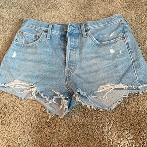Levi’s 501 Denim Cutoff Shorts - ALEX COOPER WEARS THESE